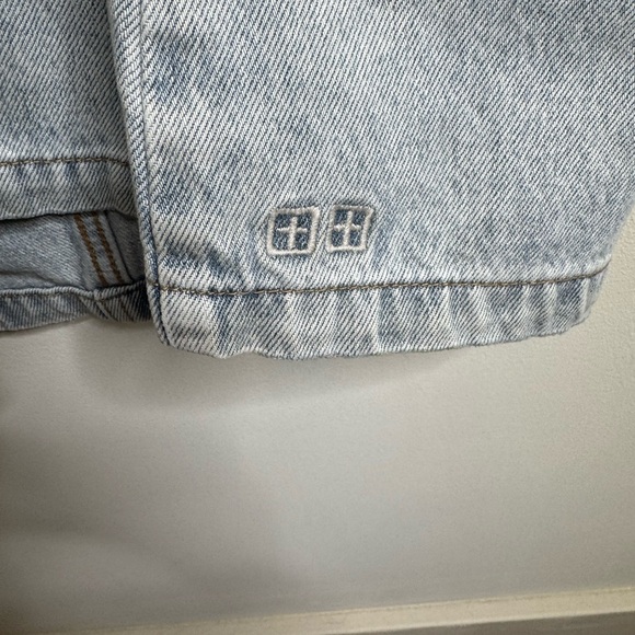 Free People x Ksubi denim asymmetrical denim skirt - Picture 9 of 15